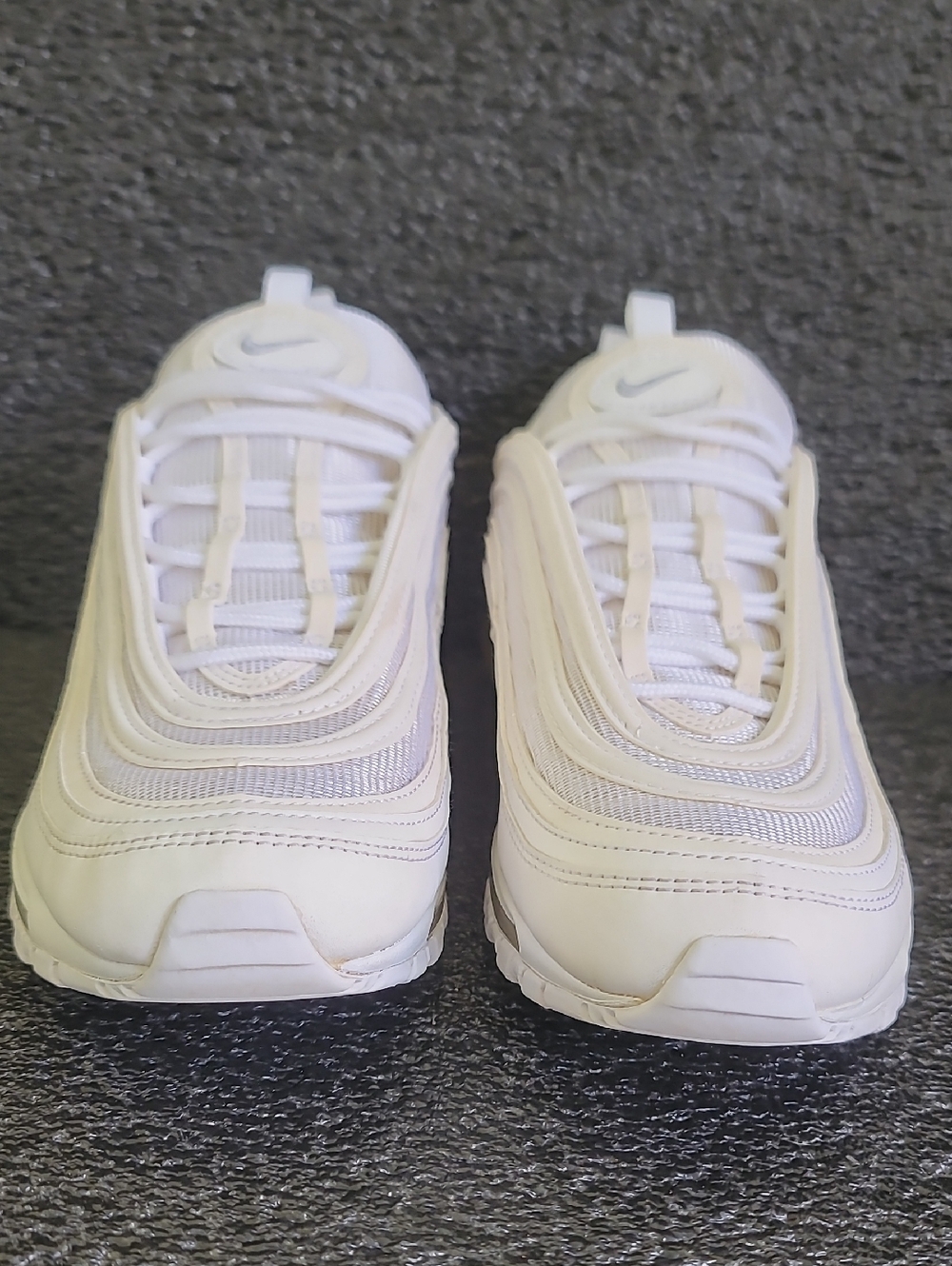 Nike Air Max 97 'Triple White' Mens 9 Ships Today - Picture 4 of 16